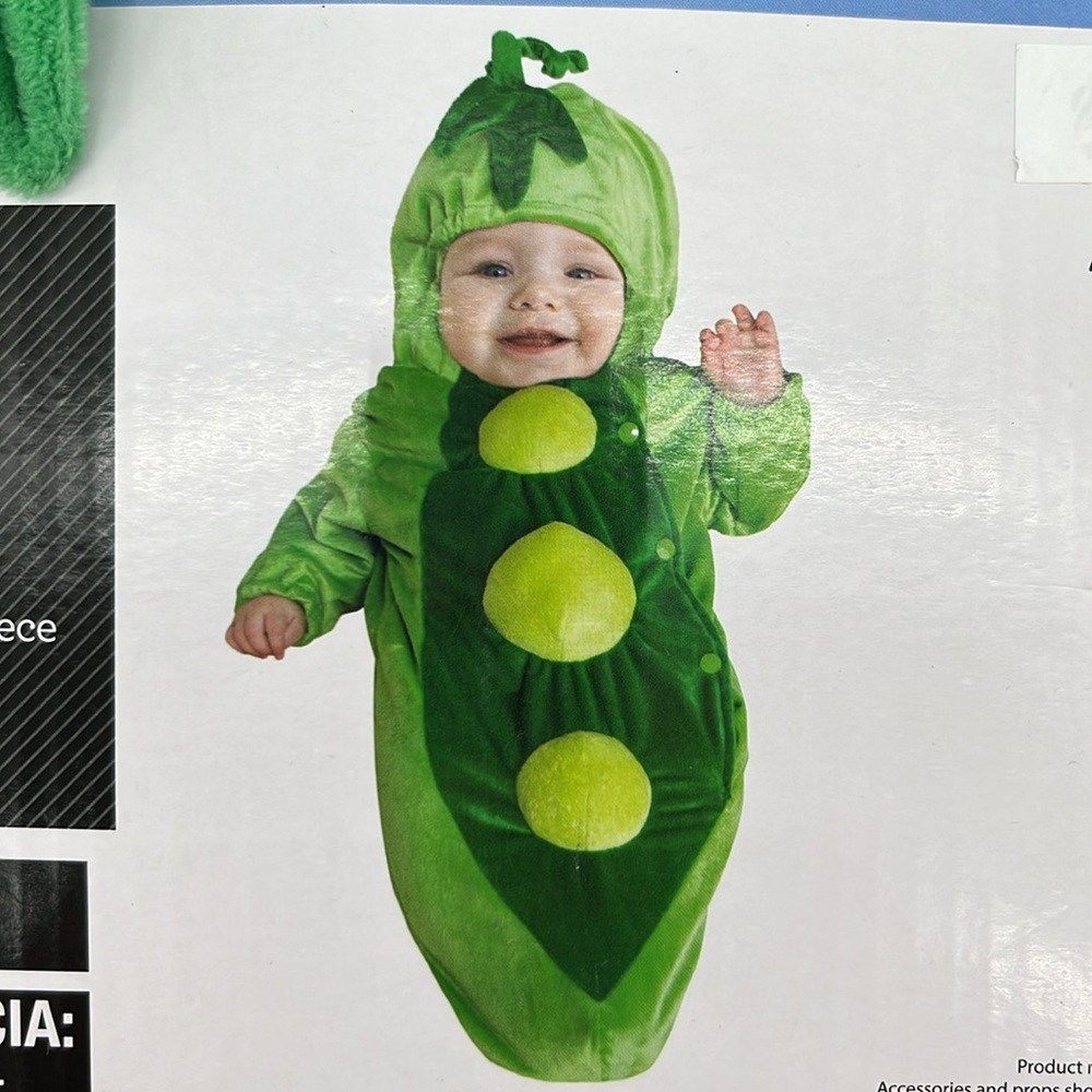 Green Baby Pea Pod Costume - Kids Costume